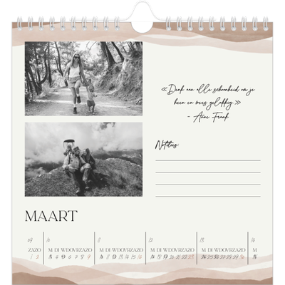 Jaarkalenders vierkant — Welzijn quotes [Maart]