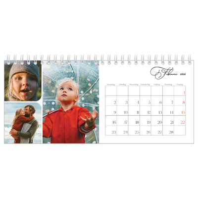 Bureaukalenders — Momentopnamen en schrift [Februari]