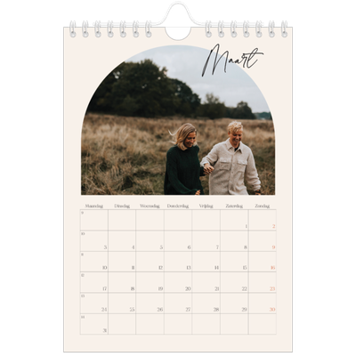 Fotokalender A5 — Boog van herinneringen [Maart]