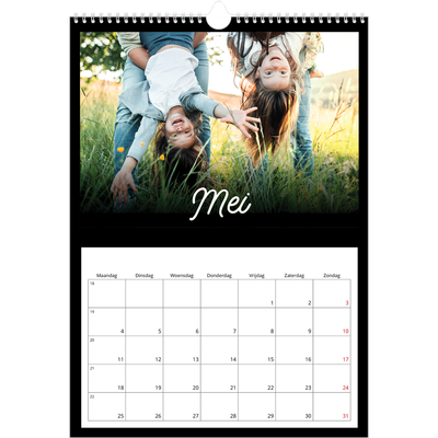 A3 Jaarkalenders — Zwart [omslag]