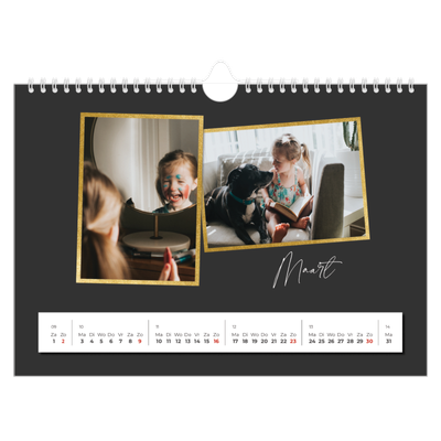 Fotokalender A4 — Herinneringen verzamelen [Maart]