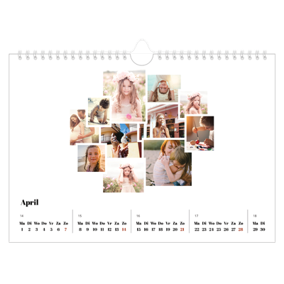 Fotokalender A4 — Collage shapes [April]