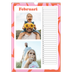 Verjaardagskalenders A3 — Speelse patronen [Februari]