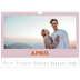 Fotokalender A3 — Retro stijl frames [April]