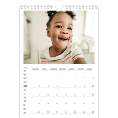 Fotokalender A4 (20 x 30 cm) — Rode highlights [omslag]