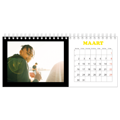 Bureaukalenders — Vrolijke typo [Maart]