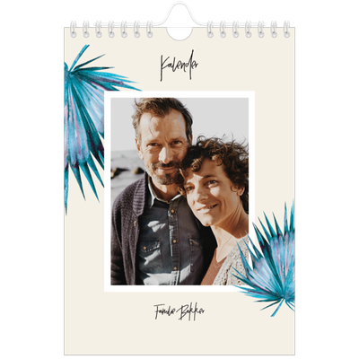 Fotokalender A5 — Geverfde bloemen [omslag]