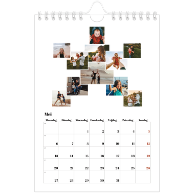 Fotokalender A5 — Collage shapes [omslag]