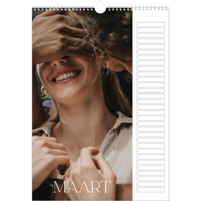 Verjaardagskalenders A3 — Groots [Maart]