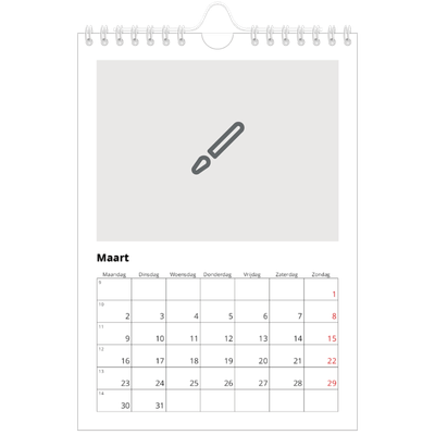 Fotokalender A5 — Ontwerp je eigen fotoproduct [Maart]