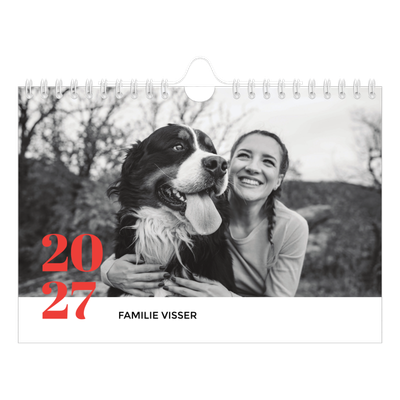 Fotokalender A5 — Een dikgedrukt jaar [omslag]