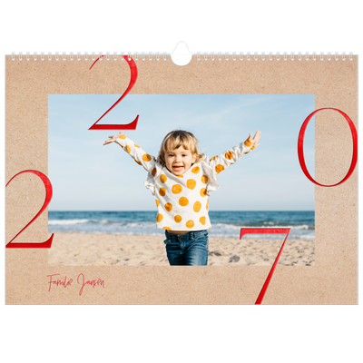 Fotokalender A3 — Rode stippen [omslag]