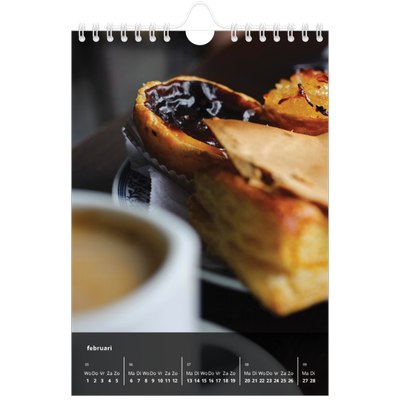 Fotokalender A5 — Fotoverloop naar transparant [Februari]