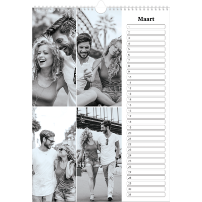 Verjaardagskalenders A3 — Focus [Maart]
