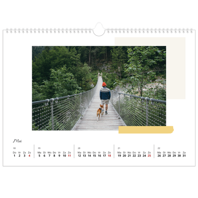 Fotokalender A3 — Gedempte tonen [Mei]