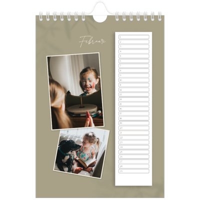 Fotokalender A5 — Warme aardetinten [Februari]