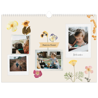 Fotokalender A3 — Vintage scrapbook [omslag]