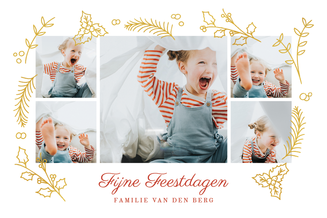 Fotokaarten — Gouden bladeren