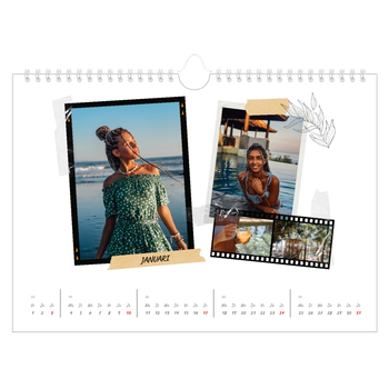 Fotokalender A4 — Plakboek flair