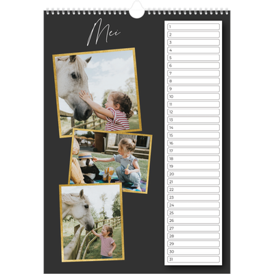 Verjaardagskalenders A3 — Herinneringen verzamelen [Mei]