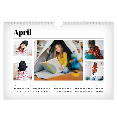 Fotokalender A4 — Vers van de pers [April]