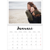 Fotokalender A4 Dubbel (30 x 40 cm) — Handgeschreven letters [Januari]