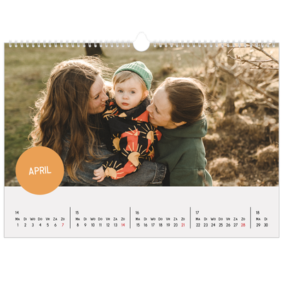 Fotokalender A3 — Fotosticker [April]
