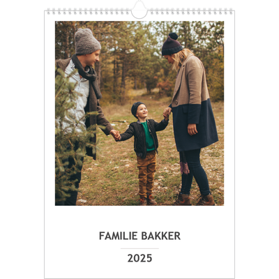 A3 Familieplanners — Simplistisch - gezinsplanner 5 personen [omslag]