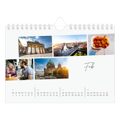 Fotokalender A5 — City trip [Februari]