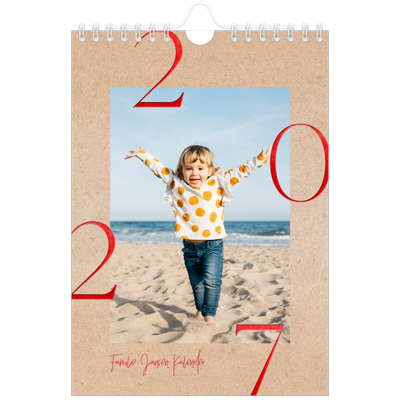 Fotokalender A5 — Rode stippen [omslag]