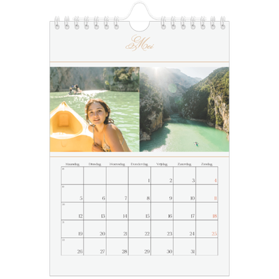 Fotokalender A5 — Goudschrift banner [omslag]