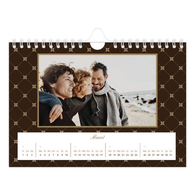 Fotokalender A5 — Vintage zwart-wit [Maart]