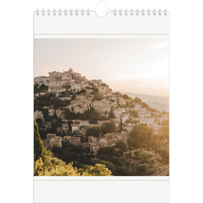 Verjaardagskalenders A4 — Goudschrift banner [omslag]