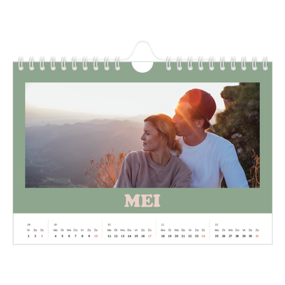 Fotokalender A5 — Retro stijl frames [omslag]
