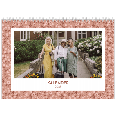Fotokalender A4 Dubbel (30 x 40 cm) — In volle bloei [omslag]