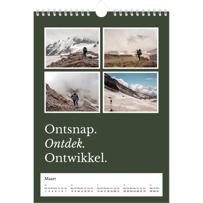 Fotokalender A4 (20 x 30 cm) — Redactionele Aarde [Maart]