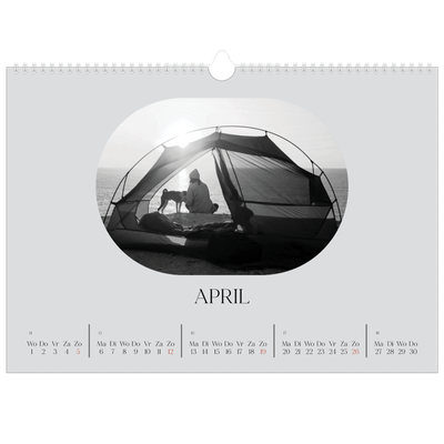 Fotokalender A3 — De open weg [April]