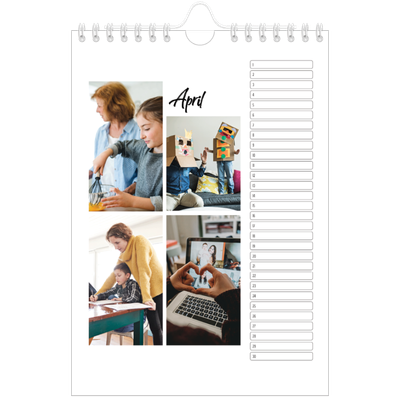 Fotokalender A5 — Dit ben ik [April]