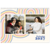 Fotokalender A4 Dubbel (30 x 40 cm) — Retro strepen [omslag]