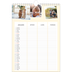 A4 Familieplanners — Modern - gezinsplanner 3 personen [Januari]