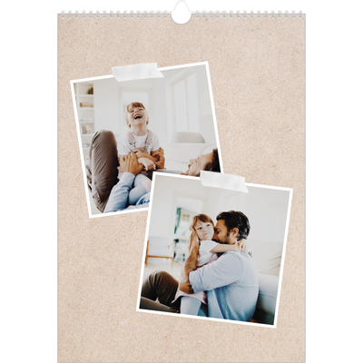 Verjaardagskalenders A3 — Scrapbook kalender [omslag]