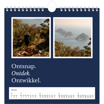 Fotokalender Vierkant — Redactionele Aarde