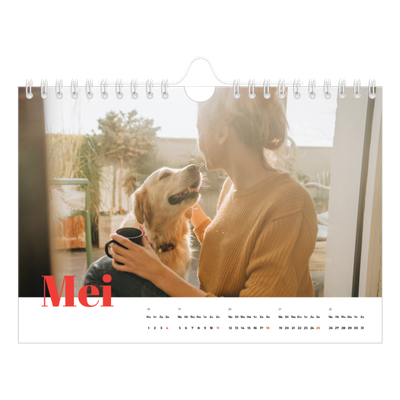 Fotokalender A5 — Een dikgedrukt jaar [omslag]