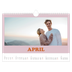 Fotokalender A4 — Retro stijl frames [April]