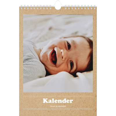 Fotokalender A4 (20 x 30 cm) — Magazine stijl [omslag]