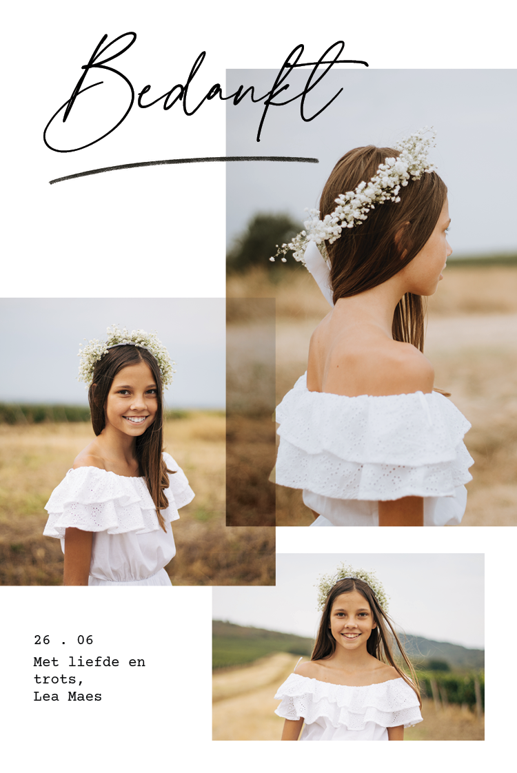 Bedankkaarten — Personal touch