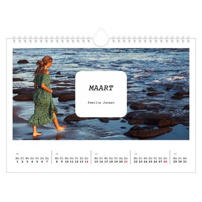 Fotokalender A4 — Het hele verhaal [Maart]