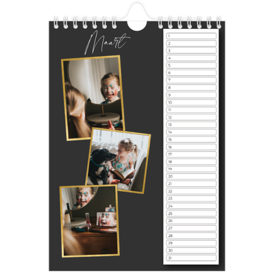 Fotokalender A5 — Herinneringen verzamelen [Maart]