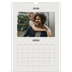 A3 Jaarkalenders — Simpel ivoor [April]