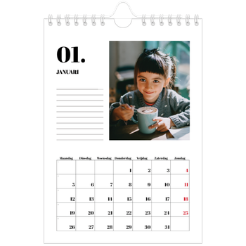 Fotokalender A5 — Serif en momenten